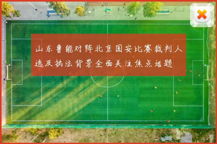 山东鲁能对阵北京国安比赛裁判人选及执法背景全面关注焦点话题